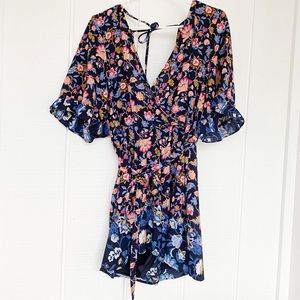 SOLD BOHO CHIC HIPPY Flower Romper TRIXXI Size